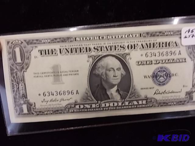 One Dollar Silver Certificate 1957 ...