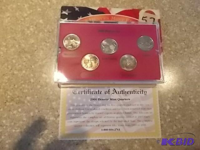 2000 State Quarter Set Denver Mint...