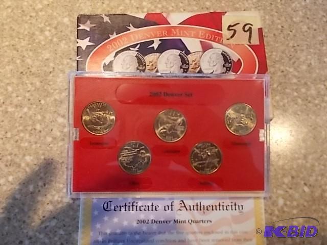 2002 State Quarter Set Denver Mint...