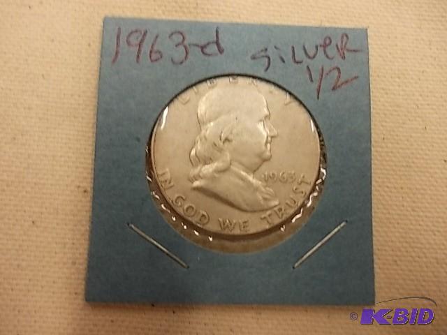 1963D Franklin Half Dollar...