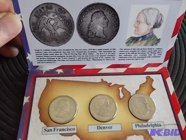 Set Of Susan B. Anthony 1979 Dollar...