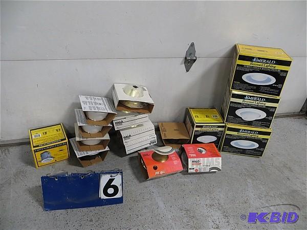 lot 6 image: Lot of Recessed Lighting items. Bra...