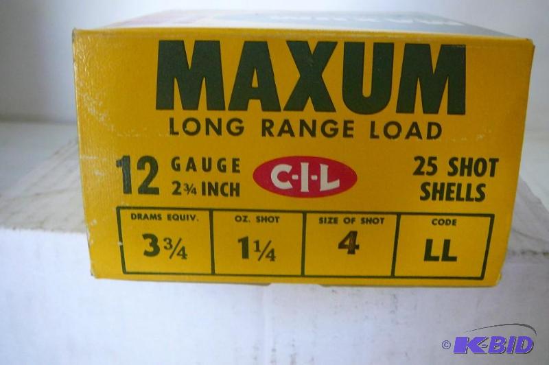 lot 12 image: Maxum Long Range Load C-I-L 12GA&nb...