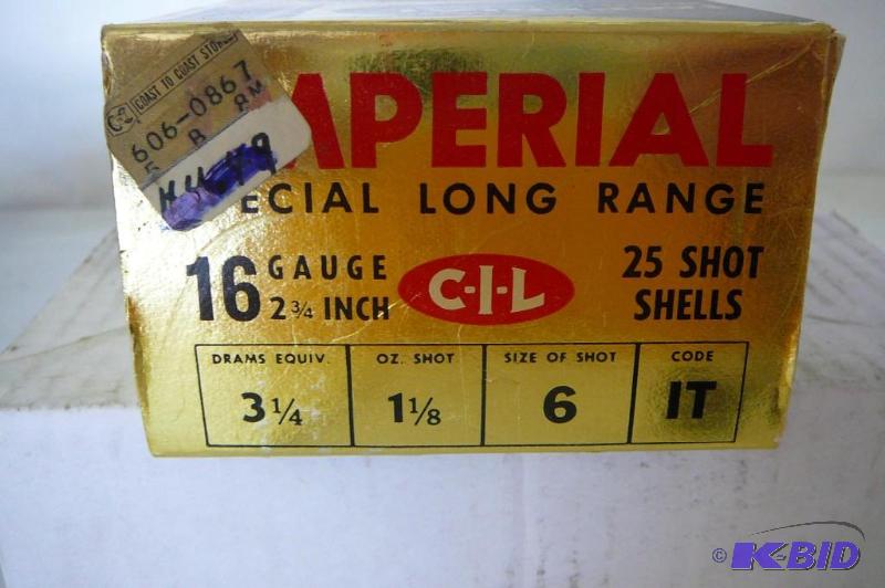 lot 14 image: Imperial Special Long Range 16GA 2-...