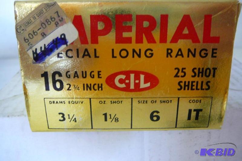 lot 15 image: Imperial Special Long Range 16GA 2-...