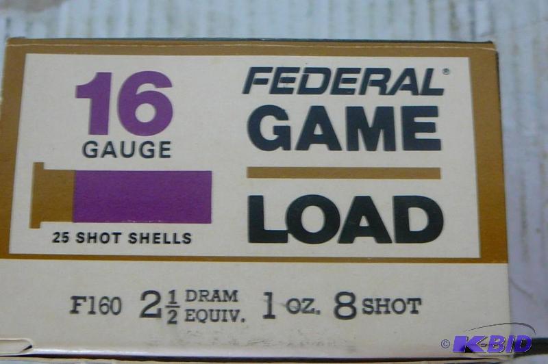 lot 27 image: Federal Game Load 16GA 2-34 inch 1...