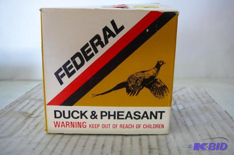 lot 31 image: Federal Duck & Pheasant 20GA 1o...