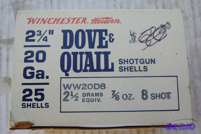 lot 47 image: Winchester Dove & Quail 20GA&nb...