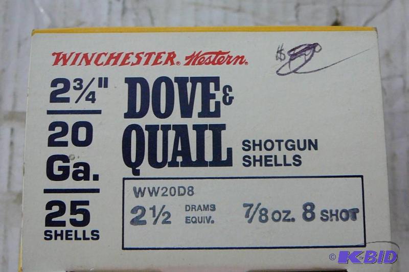 lot 48 image: Winchester Dove & Quail 20GA&nb...