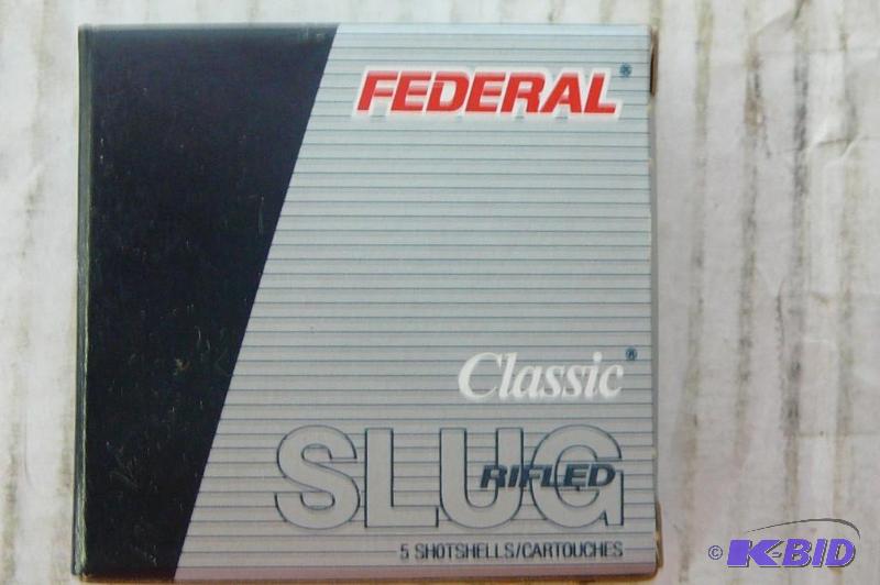 lot 59 image: Federal classic rifled slug.410GA 1...