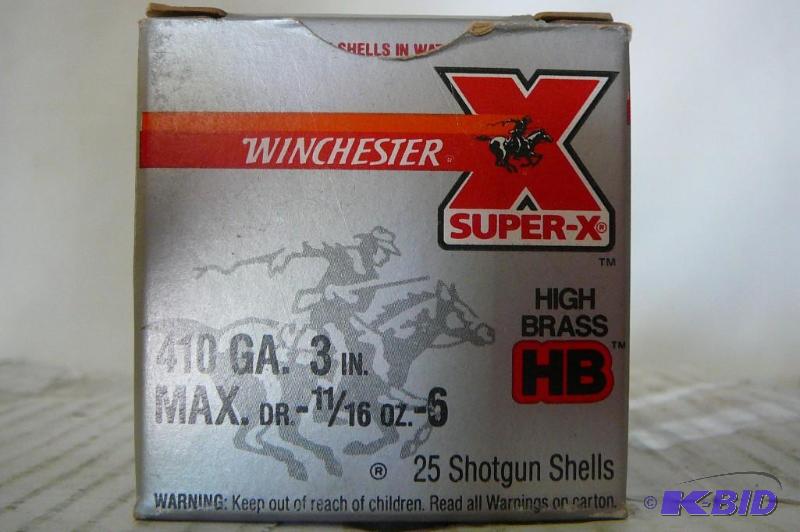 lot 65 image: Winchester Super X 410GA 3inch ...