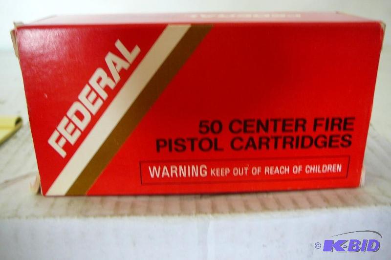lot 73 image: Federal 357 high velocity 125 grain...