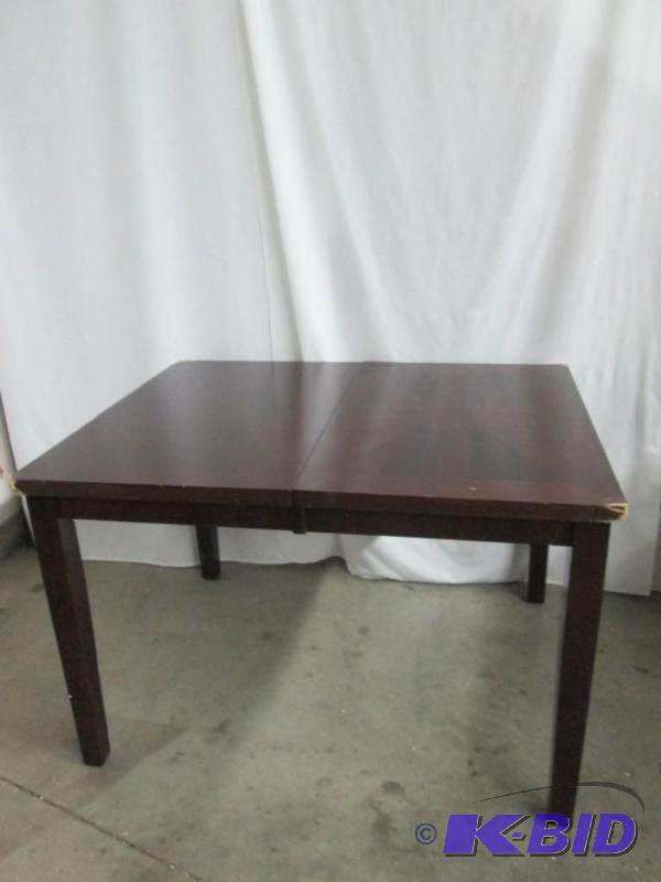 lot 18 image: 38x 48x66 Rectangular Dining Table-Espresso