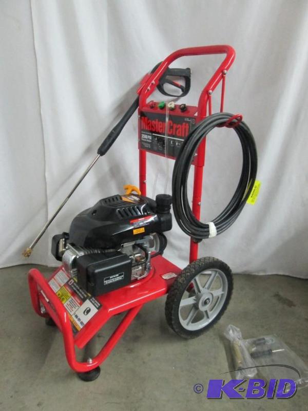 Master Craft 2500 PSI Gas Pressure Washer May Store Returns 6 KBID