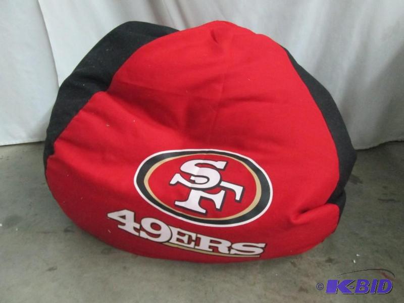 lot 56 image: NFL Bean Bags - 49ers