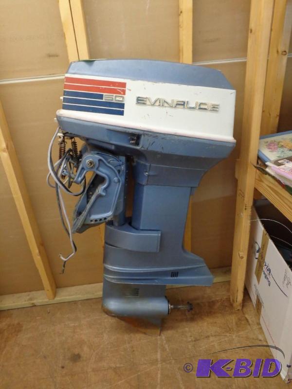 50 Horsepower Evinrude Outboard Mot...