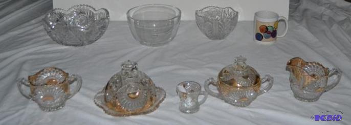 lot 145 image: EAPG US Glassware RIsing Sun