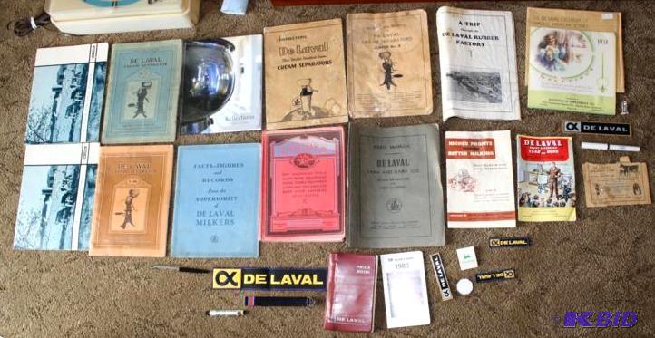 lot 146 image: DeLaval Farming Catalogs, Advertising Memoriabilia