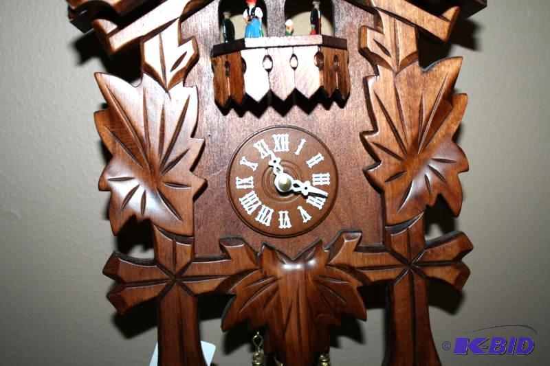 Austrian Black Forest Cuckoo Clock Rare DeLaval Collection, Gold