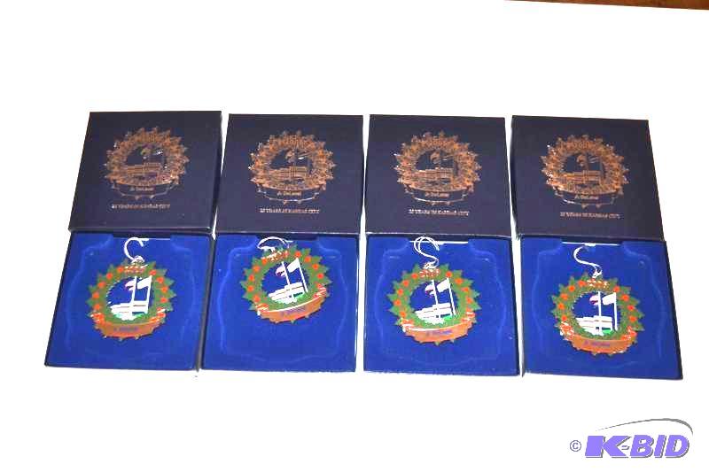 lot 192 image: DeLaval  Commemorative Christmas Ornaments