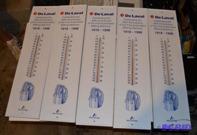 lot 208 image: DeLaval Vintage Anniversary Thermometers