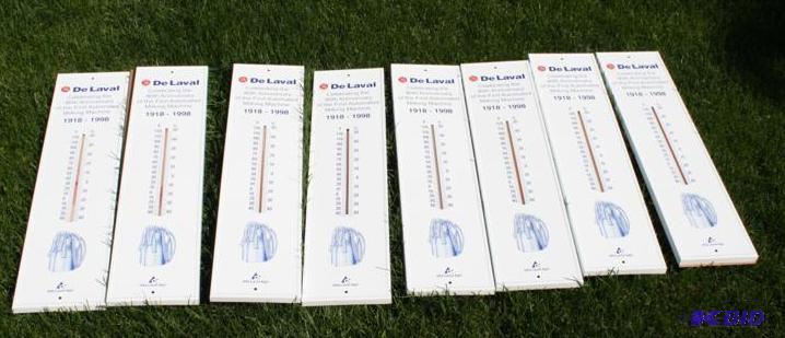 lot 215 image: DeLaval Vintage Anniversary Thermometers