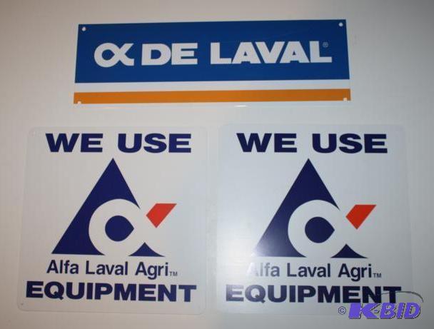 lot 219 image: DeLaval Signs