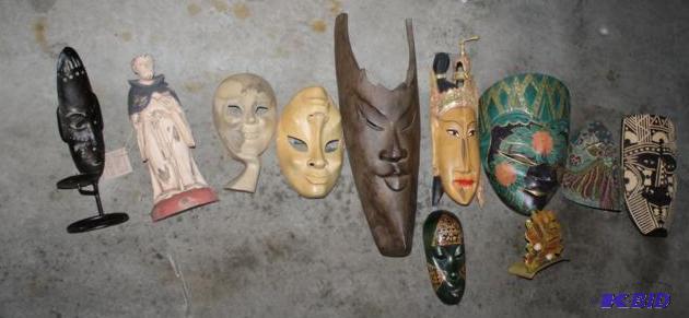 lot 241 image: Masks African, Statuary