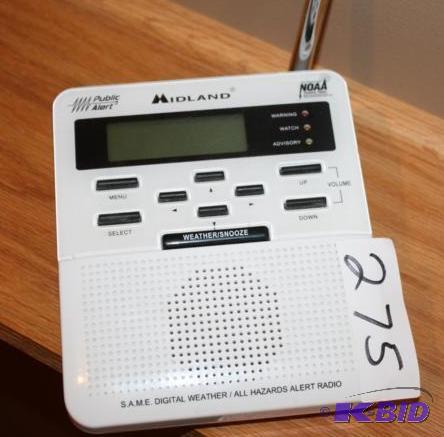 lot 275 image: Weather Radio