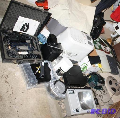 lot 280 image: Electronics  Boomboxes, Keurig, Video Recorder