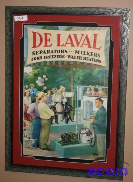 lot 34 image: Early Print of De Laval by Walter Reinicke, illustrator