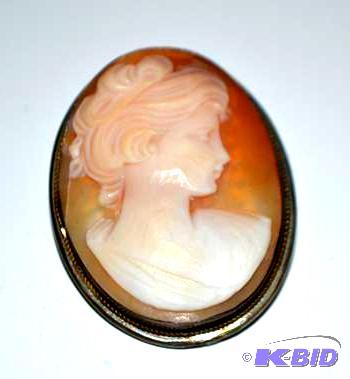 lot 50 image: Antique Cameo Pin