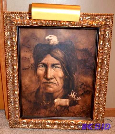 lot 54 image: Native American by Tony Sandoval