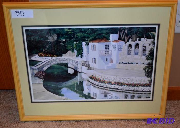 lot 55 image: Framed Acrylic by Eric Franke