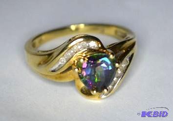 lot 7B image: 10 K Gold Ring