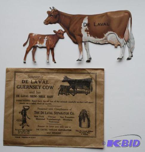 lot 97 image: DeLaval Advertising Tin with Original Envelope