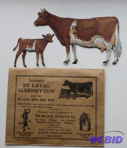 lot 98 image: De Laval Advertising Tin with Original Envelope