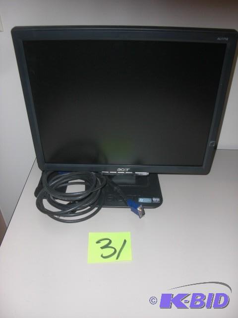 lot 31 image: ACER 17 in Flat Screen terminal. Wo...
