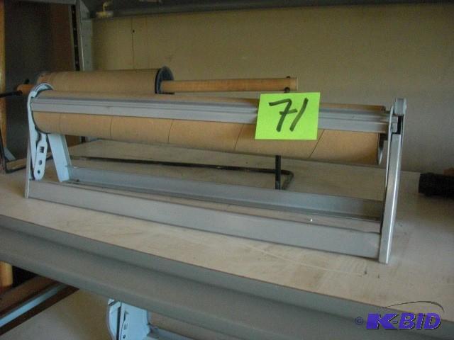 lot 71 image: 2, Paper Roll HoldersCutters.. 24 ...