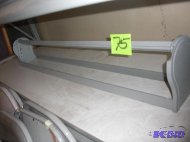 lot 75 image: 48 in Paper Roll HolderCutter...