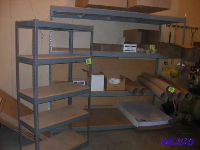 lot 86 image: 2, sets of shelves   1, 36 in x 18 ...