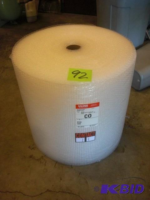 lot 92 image: 24 in x 300ft x 316 in Bubble wrap...