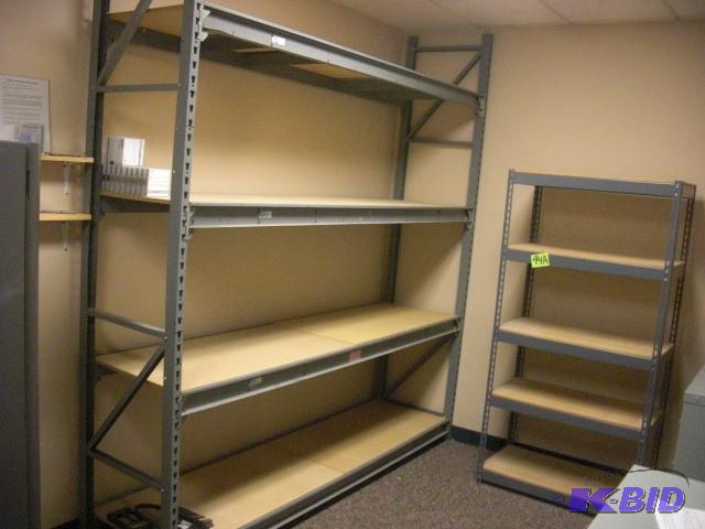 lot 94A image: Modular Shelves   4, 6ft corners  5...