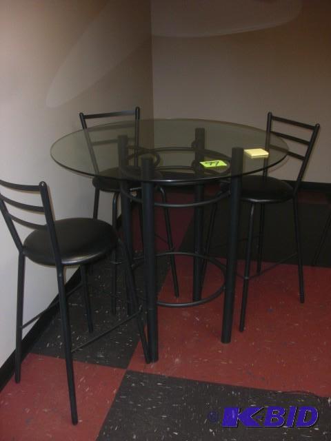 lot 99 image: 42 in diameter x 42 in h Black smok...