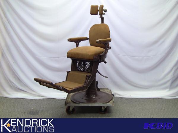 lot 1 image: Near Mint 1878 S.S. White Dental Chair