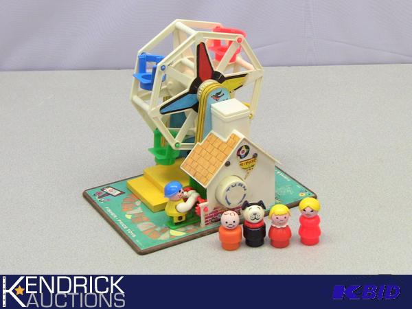 lot 115 image: COMPLETE Vintage Fisher Price Musical Ferris Wheel #969