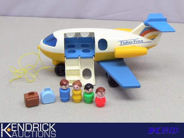 lot 116 image: COMPLETE Vintage Fisher Price Little People Jetliner #2360