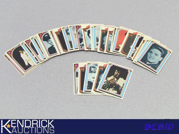 lot 15 image: Elvis Presley Trading Cards Complete Set