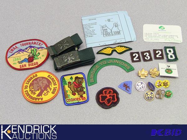 lot 48 image: Vintage Lot of Girl Scout Collectibles