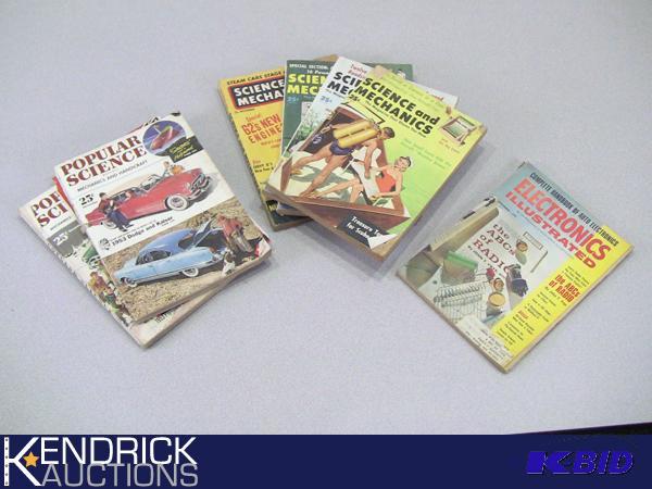 lot 61 image: 1950s Lot of Popular Science and Related Magazines